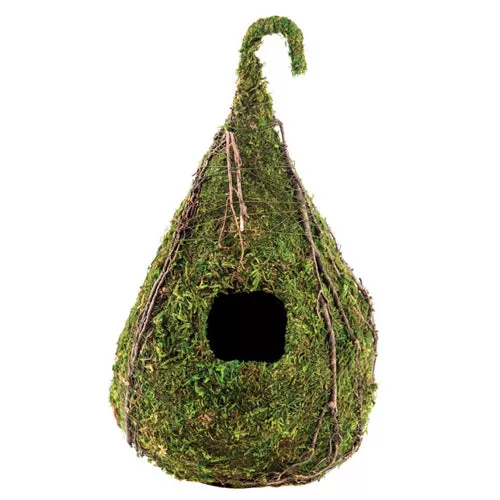 Galapagos, Galapagos Raindrop Deco Birdhouse, Fresh Green, 1 Each/6Inx10 in