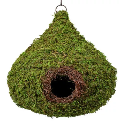 Galapagos, Galapagos Raindrop Woven Birdhouse, Fresh Green, 1 Each/10Inx13 in