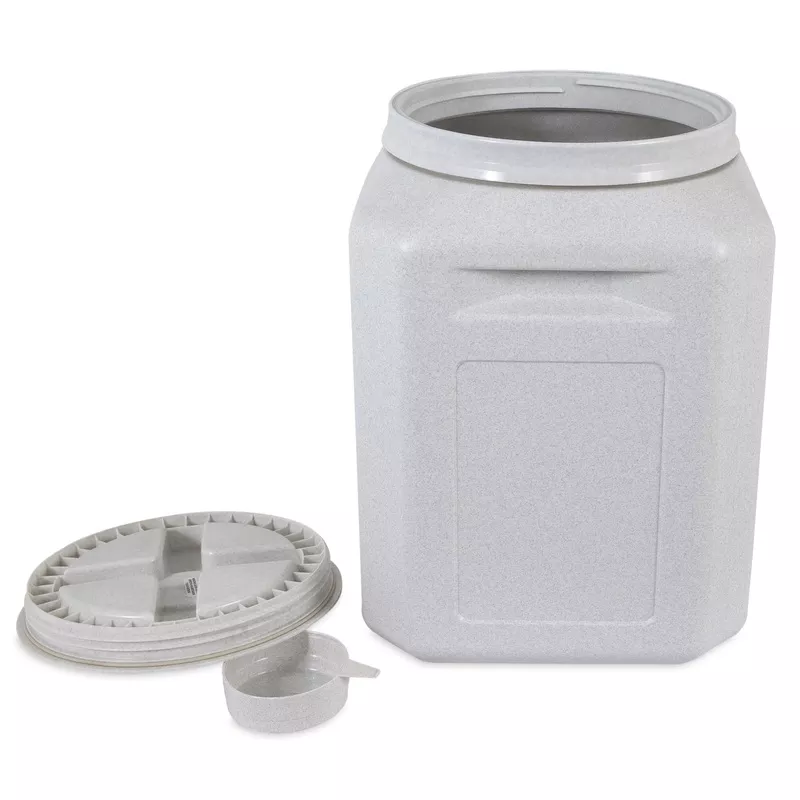 Gamma2 Vittles Vault Outback Pet Food Storage ContainerGrey50Lb