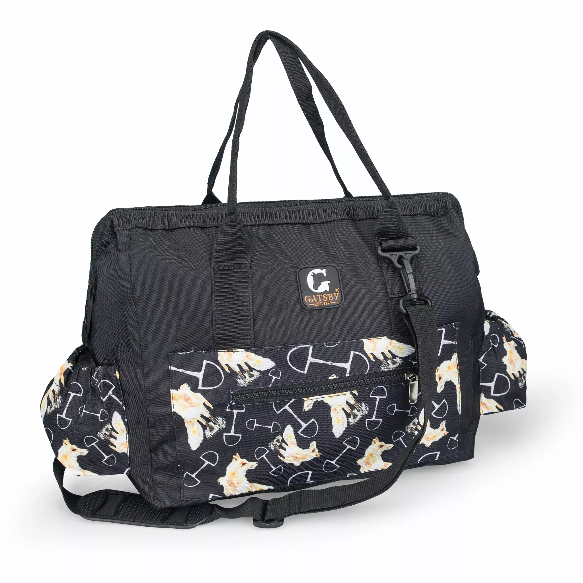 Gatsby Print Nylon Grooming Tote