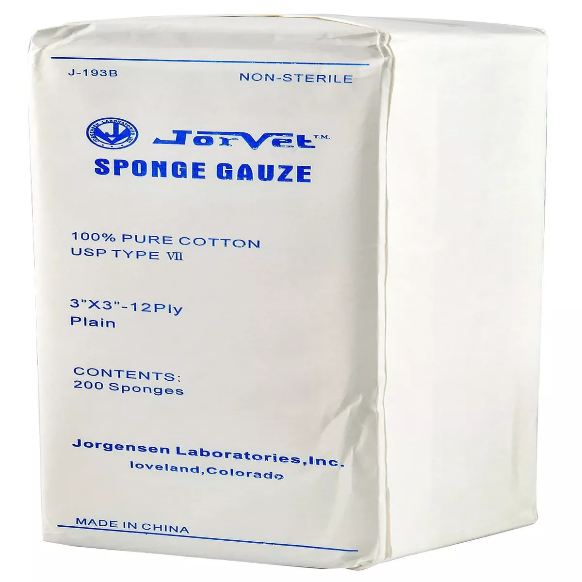 Gauze Dressing Sponges, 200 Pack