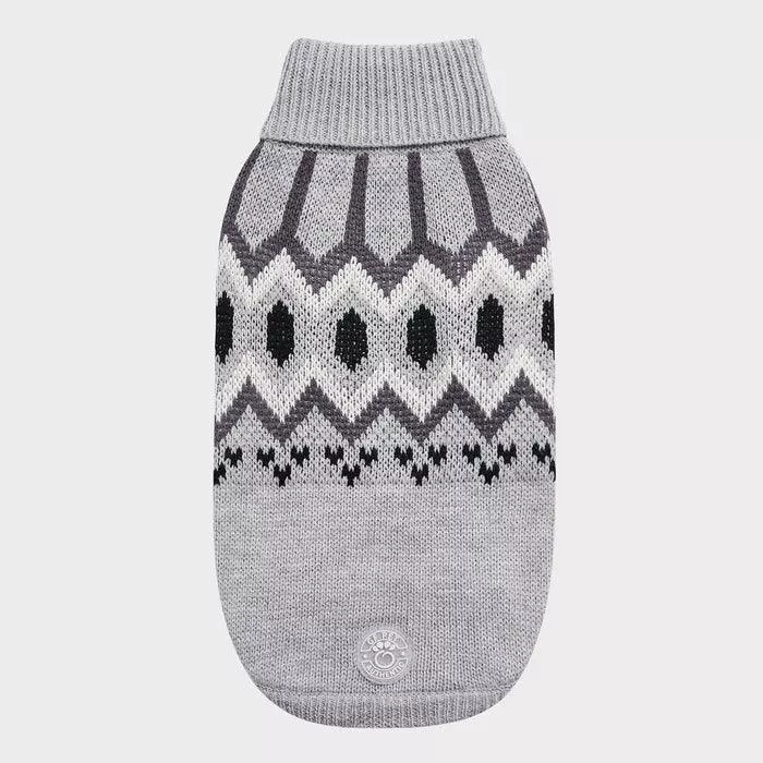 GF Pet Heritage Sweater Grey For Dogs