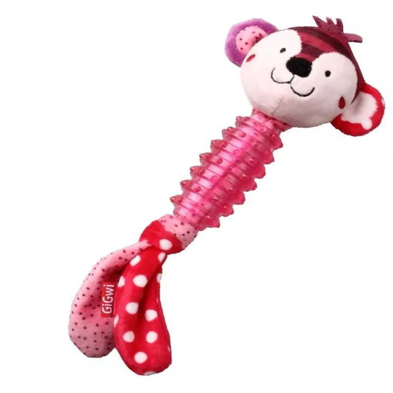 Gigwi – Suppa Puppa Monkey W/ Squaker Inside Plush/Tpr Xs