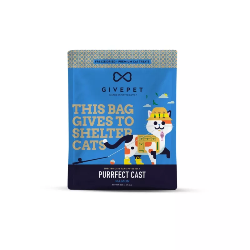 Give Pet Purrfect Cast Freeze Dried Cat Treats – 1.25oz