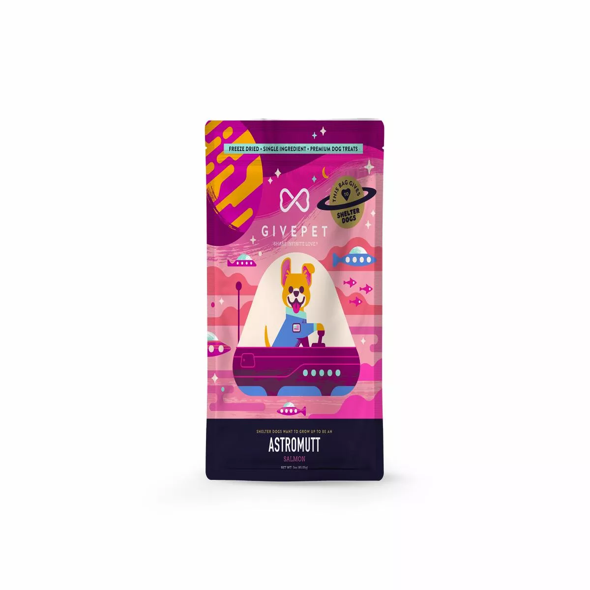 GivePet Astromutt Freeze-Dried Dog Treats