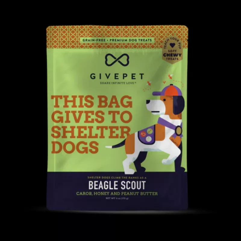 GivePet Beagle Scout Soft & Chewy Dog Training Treats 6oz