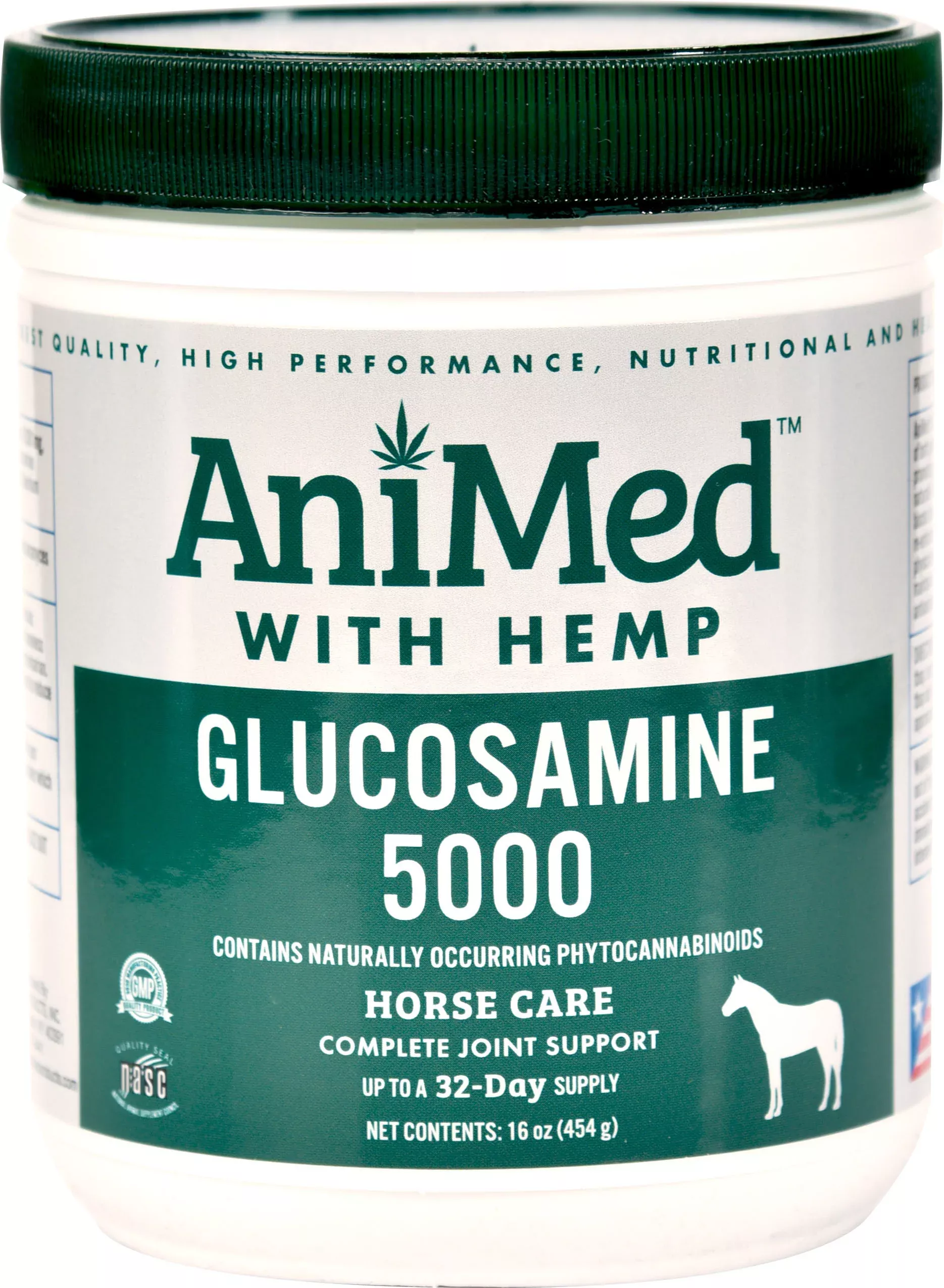 Glucosamine 5000 W/Hemp For Horses