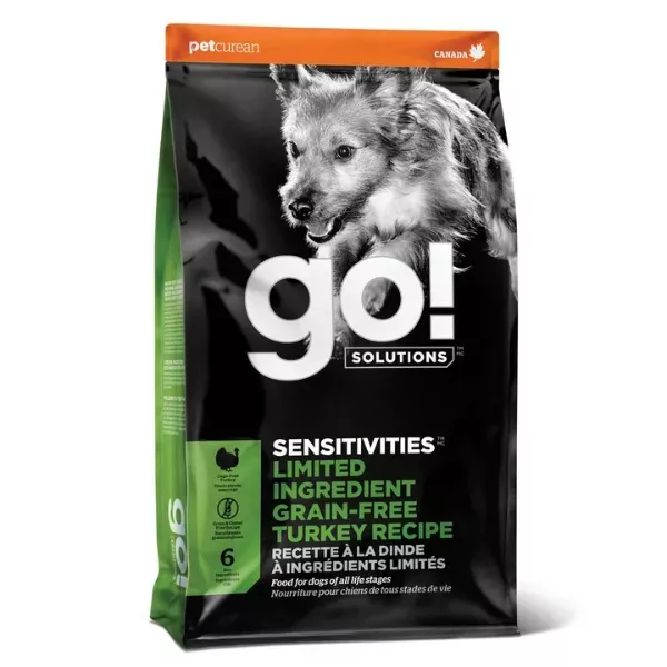 Go! Solutions Sensitivities Limited Ingredient Grain-Free Dry Food for Dogs - Turkey Recipe