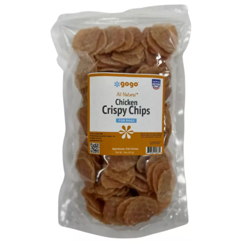 GoGo D All Natural Chicken Crispy Chips 16oz