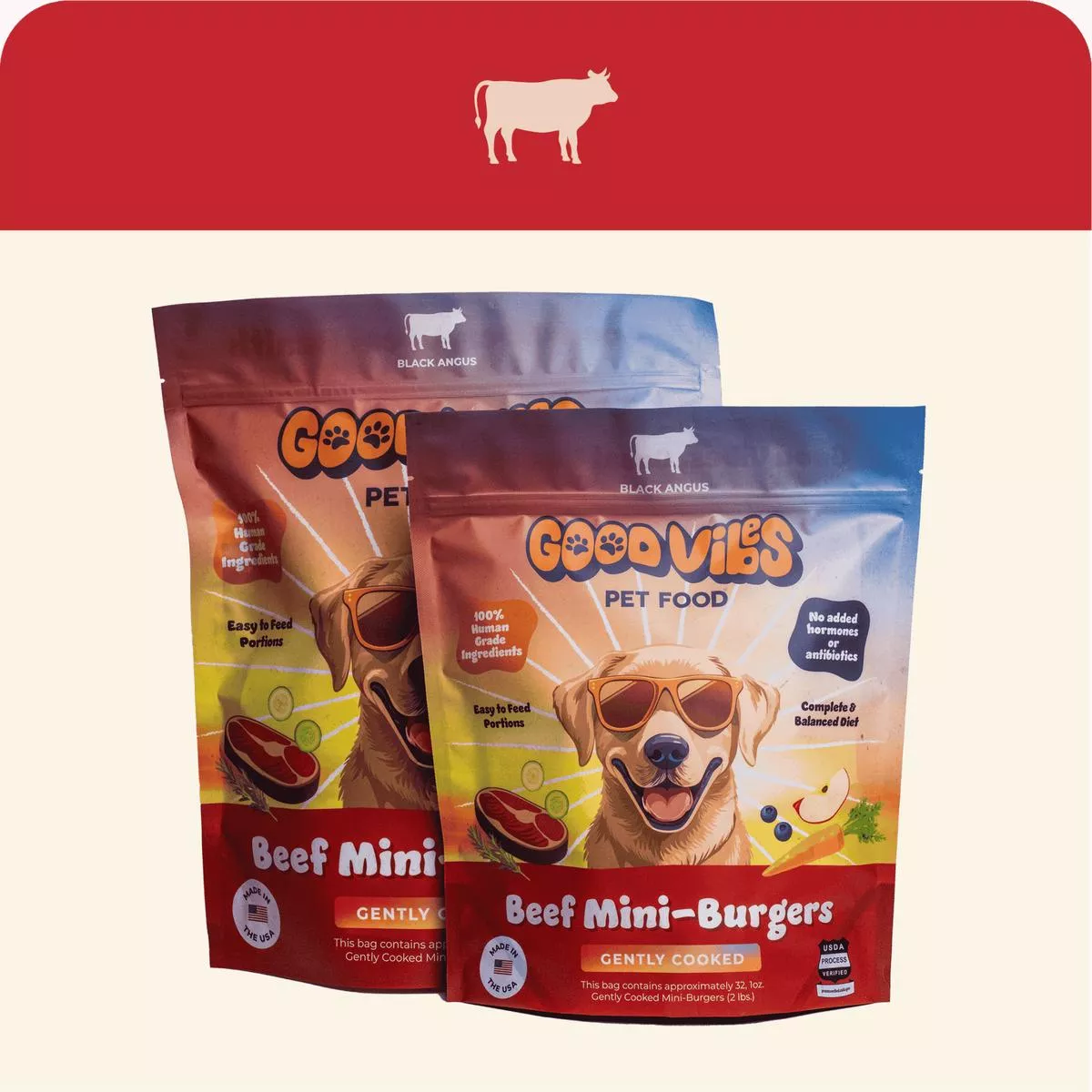 Good Vibes Gently Cooked Beef Mini-Burgers