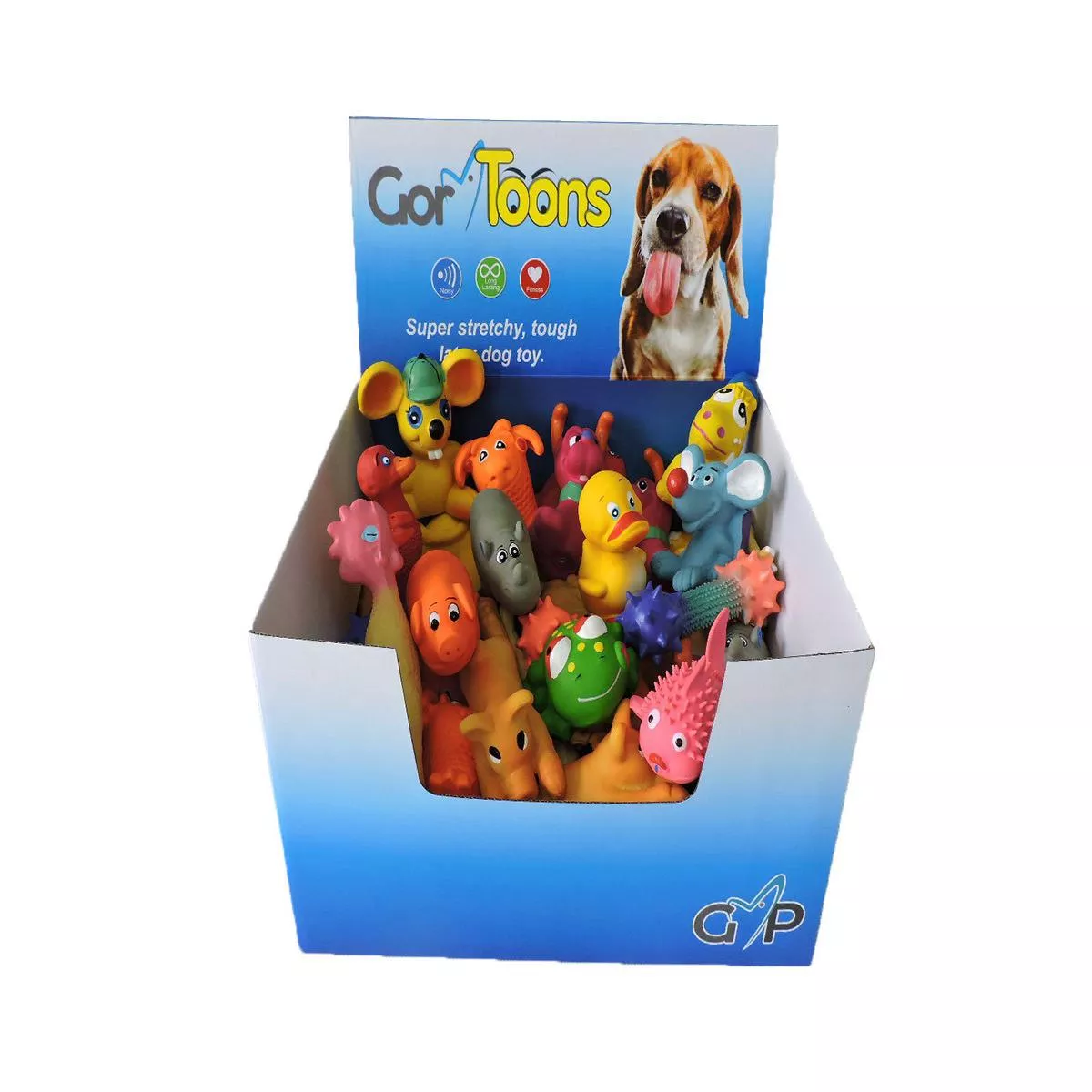 Gor Toons Mini Mix | Latex Dog Ball Toy