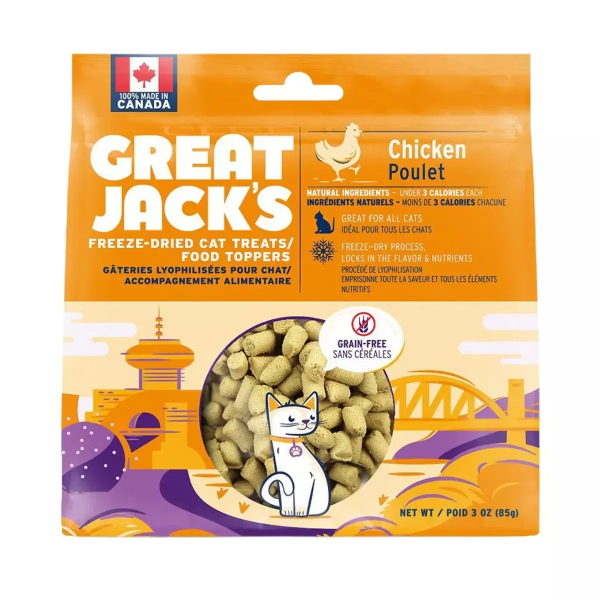 Great Jack's Freeze-Dried Cat Treats - Chicken