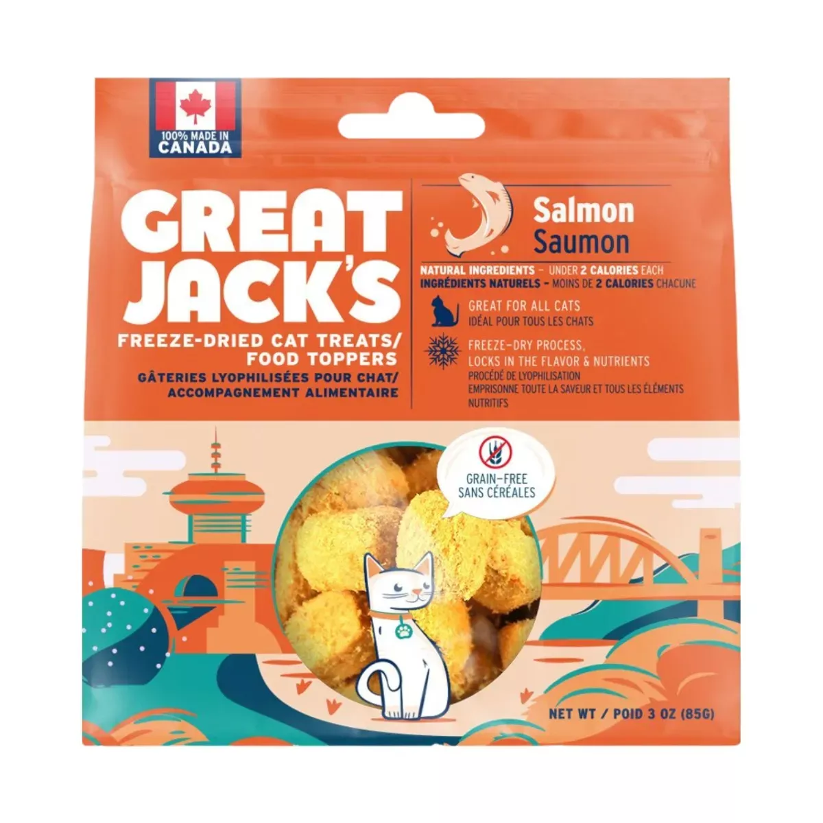 Great Jack's Freeze-Dried Cat Treats - Salmon