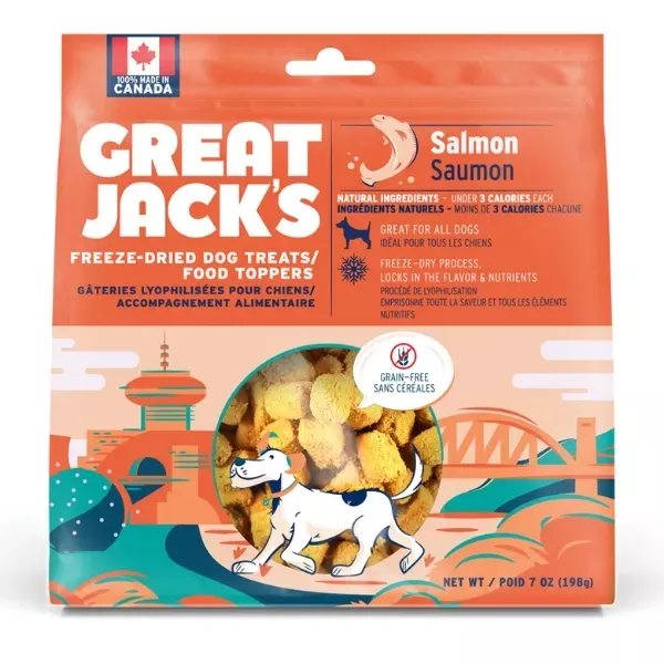 Great Jack's Freeze-Dried Raw Dog Treats - Salmon