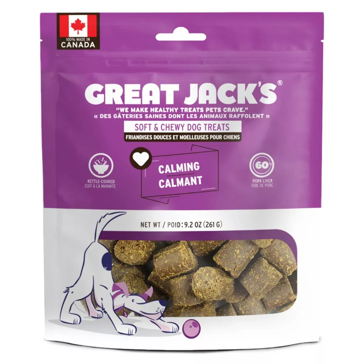 Great Jack's Soft & Chewy Dog Treats - Calming