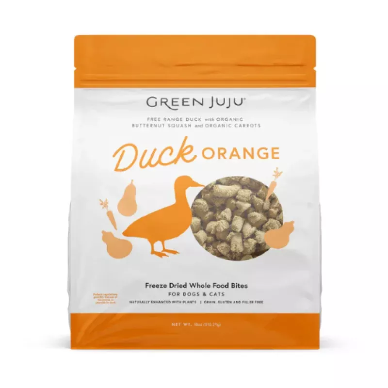 Green Juju Freeze-Dried Duck Bites Topper Dog & Cat Treats