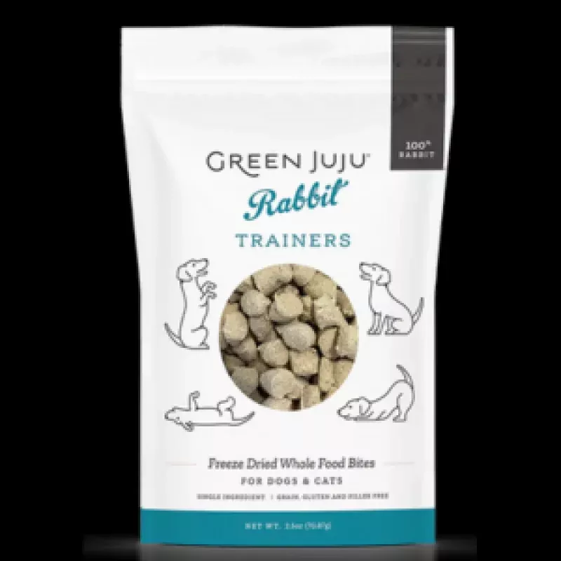 Green Juju Freeze-Dried Rabbit Trainers Dog Treats