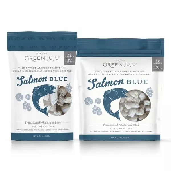 Green Juju Freeze-Dried Whole Food Bites - Salmon Blue