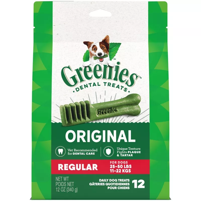 Greenies Regular Original Chicken Dental Dog Treats – 12oz
