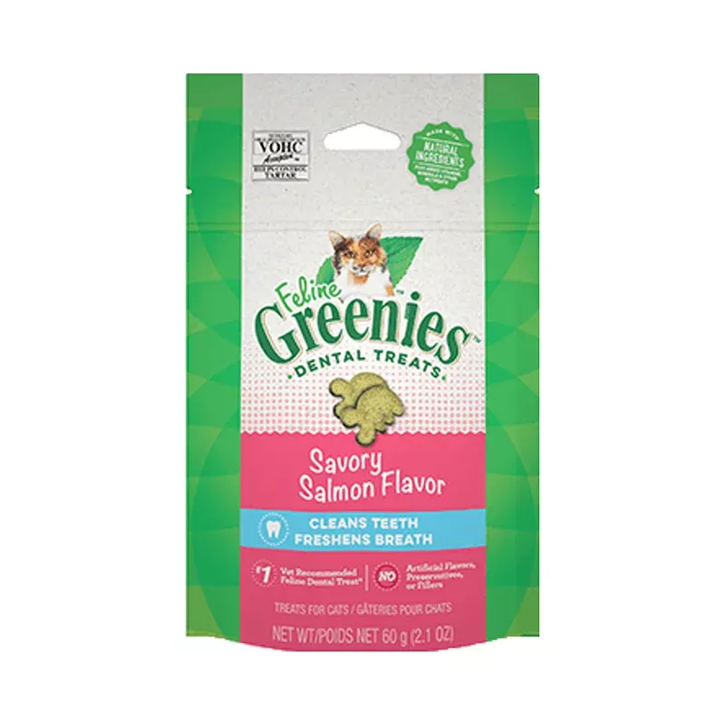 Greenies Savory Salmon Dental Cat Treats