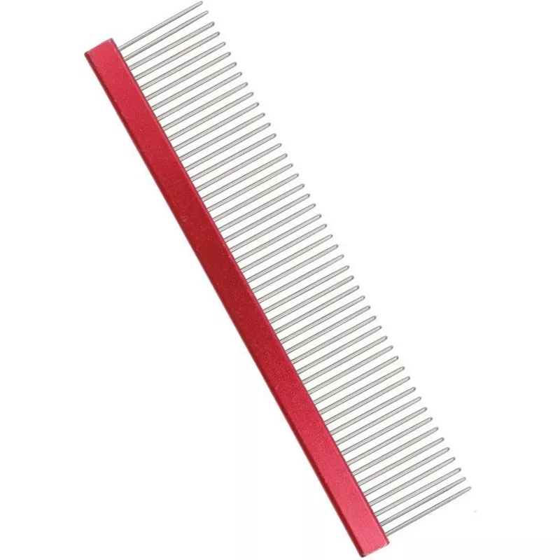 Grooming Comb For Dogs (Red)