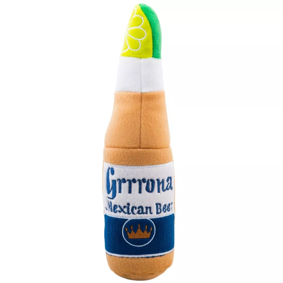 “Grrrona” Plush Beer Bottle Dog Toy