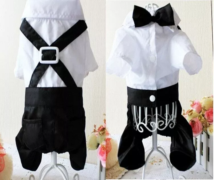 Handsome Stylish Pet Suit with Bow Tie