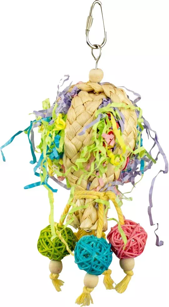 Happy Beaks Balloon Burst Bird Toy