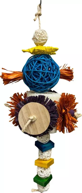Happy Beaks Blast Off Hanging Bird Toy