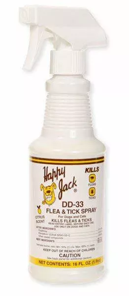Happy Jack DD-33 Flea & Tick Spray – 16 oz