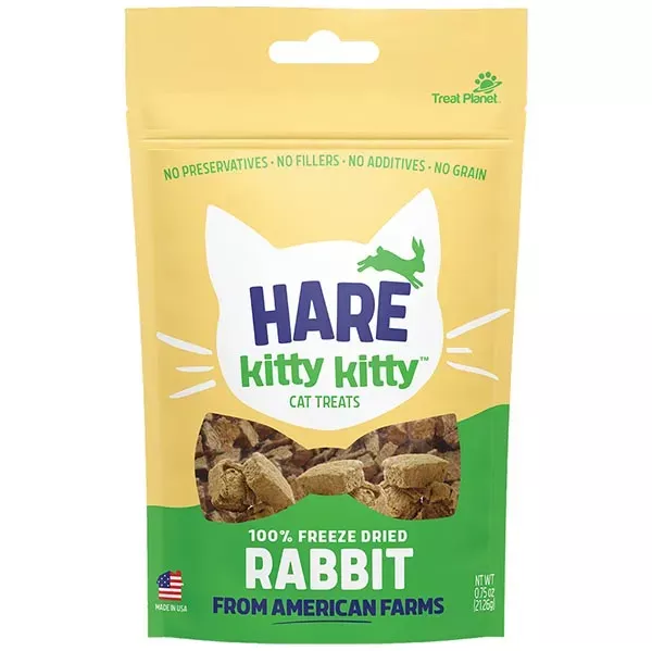 Hare of the Dog Hare Kitty Kitty Freeze Dried Rabbit Cat Treats