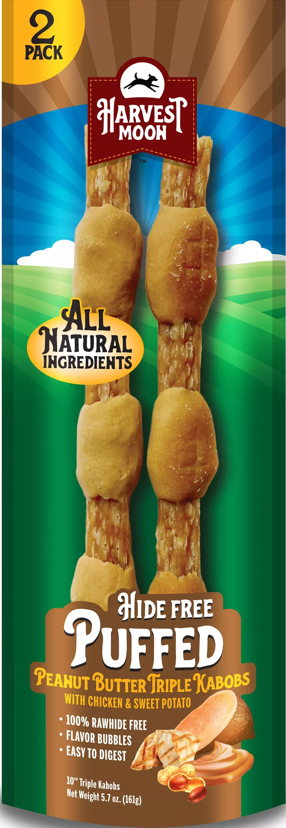 Harvest Moon Puffed Kabobs Dog Chews