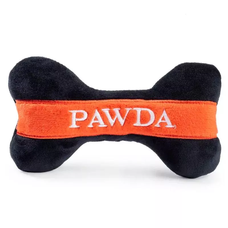 Haute Diggity Dog – Pawda Bone Squeaker Dog Toy
