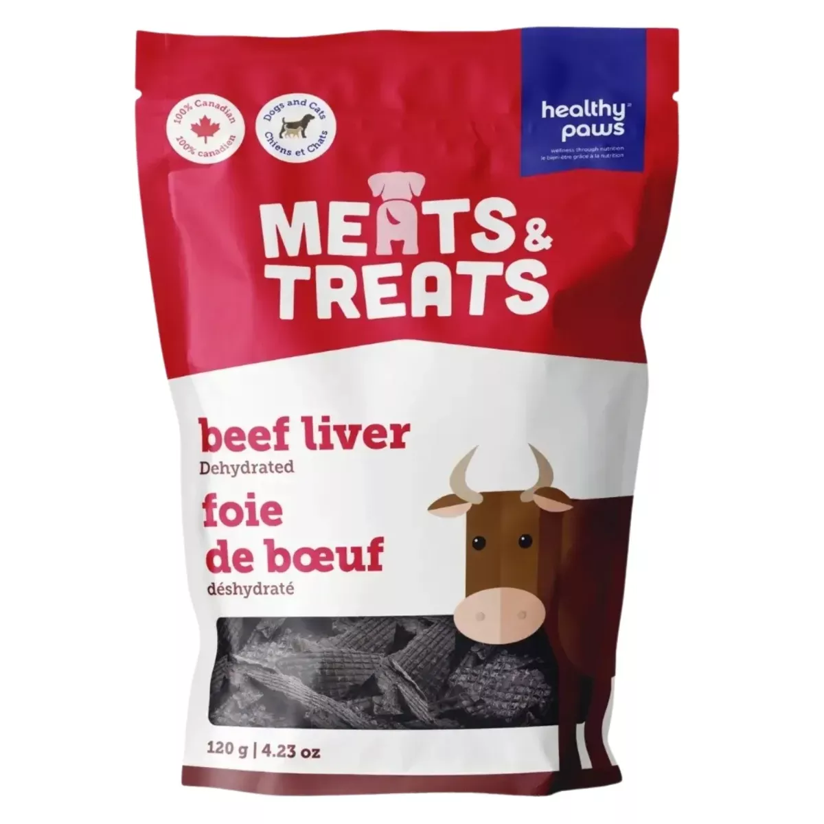 Healthy Paws Dehydrated Meats & Treats - Beef Liver