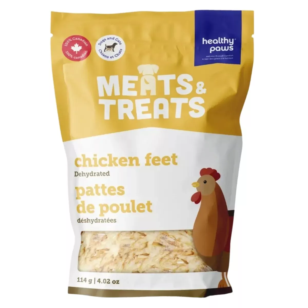 Healthy Paws Dehydrated Meats & Treats - Chicken Feet