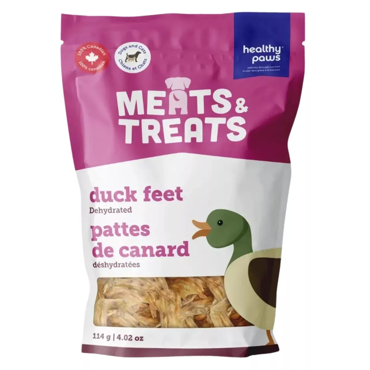 Healthy Paws Dehydrated Meats & Treats - Duck Feet