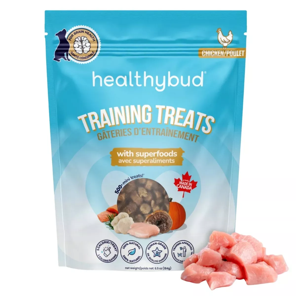 Healthybud Mini Training Dog Treats - Chicken