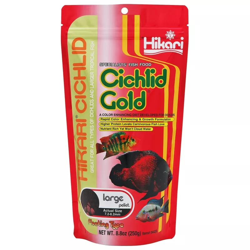 Hikari Cichlid Gold Baby Floating Pellets Freshwater Cichlid Fish Food8.8 Oz