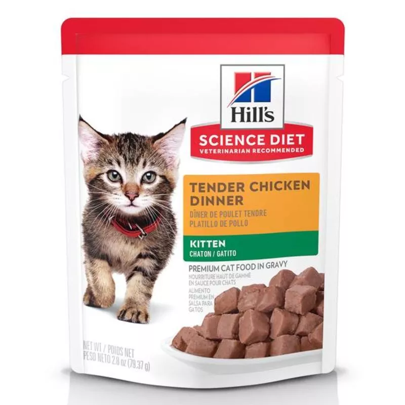 Hill’s Science Diet 2.8 oz Kitten Cat Food Pouch