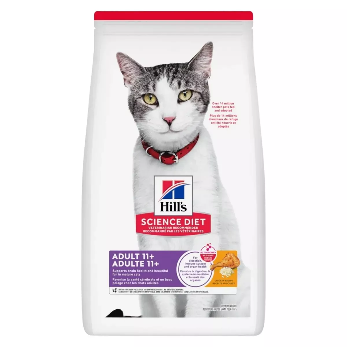 Hill's Science Diet Adult 11+ Cat Food - Chicken Recipe