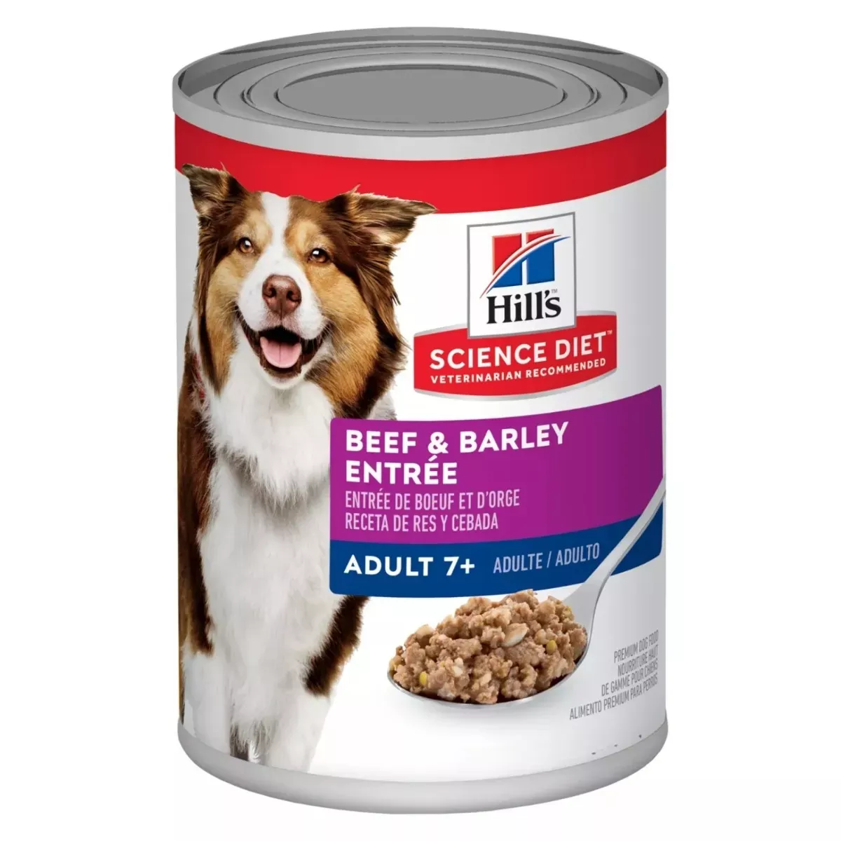 Hill's Science Diet Adult 7+ Wet Dog Food - Beef & Barley Entrée