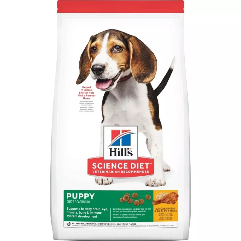 Hill’s Science Diet Puppy Chicken Meal & Barley Recipe Dry Dog Food