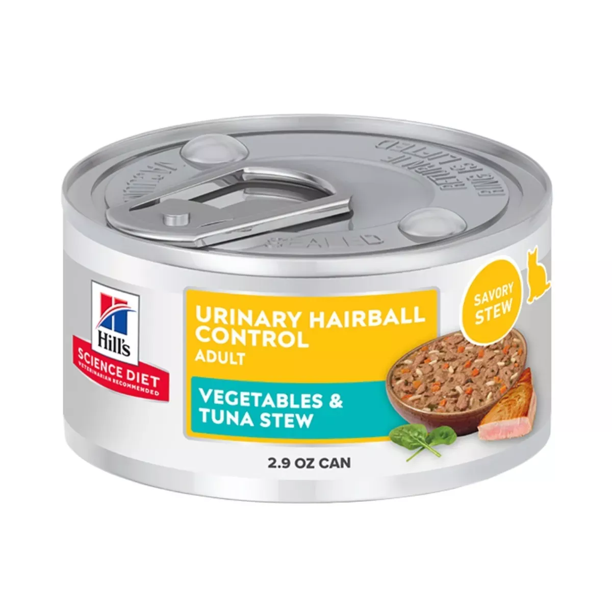 Hill's Science Diet Urinary Hairball Control Cat Food - Vegetables & Tuna Stew