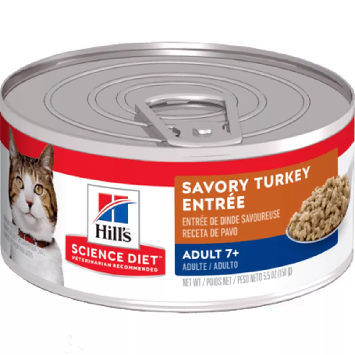 Hills Science Diet Savoury Turkey Entree Adult 7+ Canned Cat Food