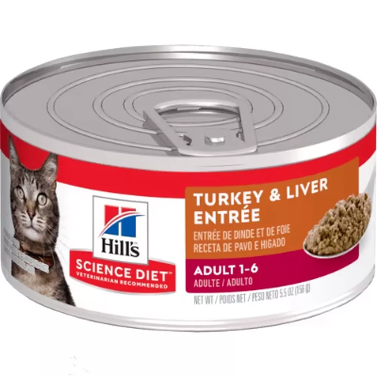 Hills Science Diet Turkey and Liver Entree Canned Adult Cat Food