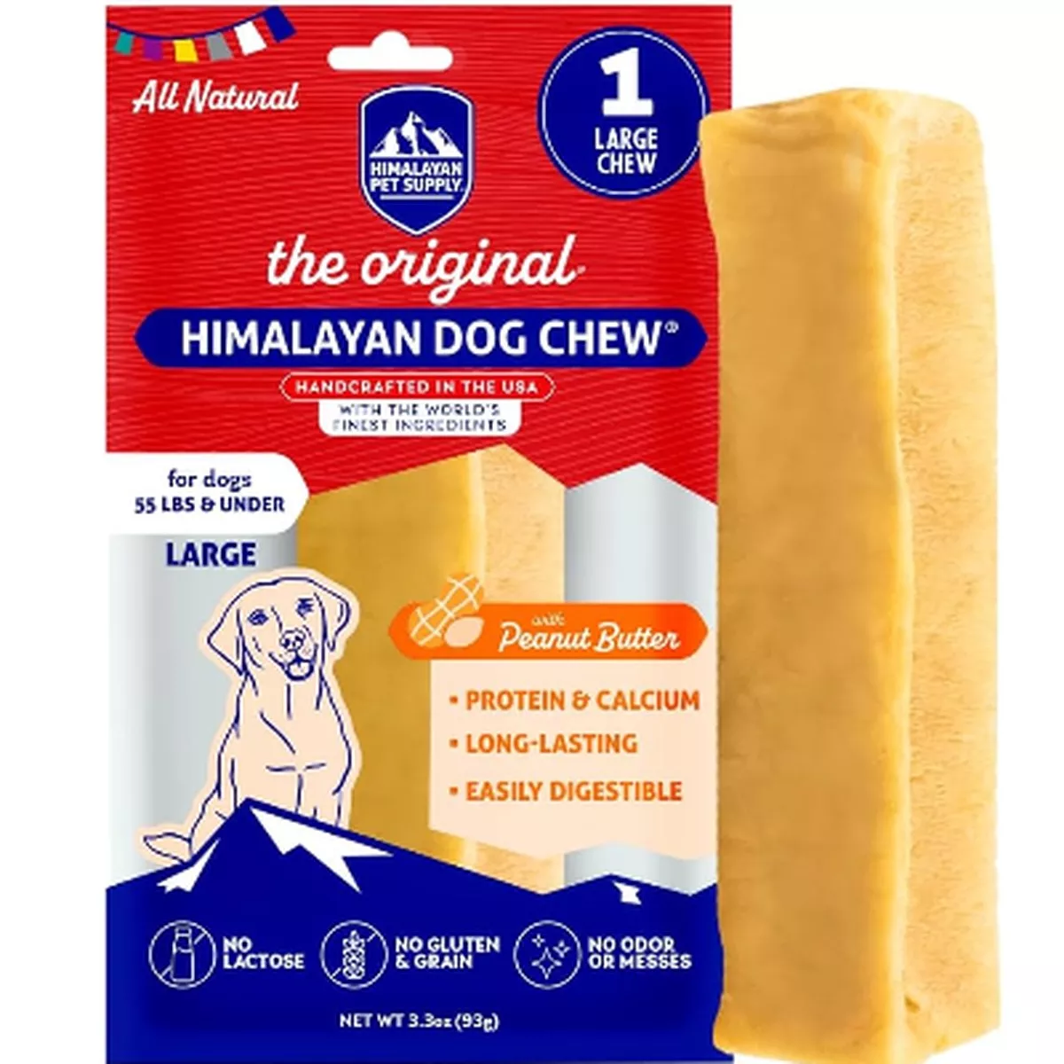 Himalayan Pet Supply Original Peanut Butter All Natural Dog Chew