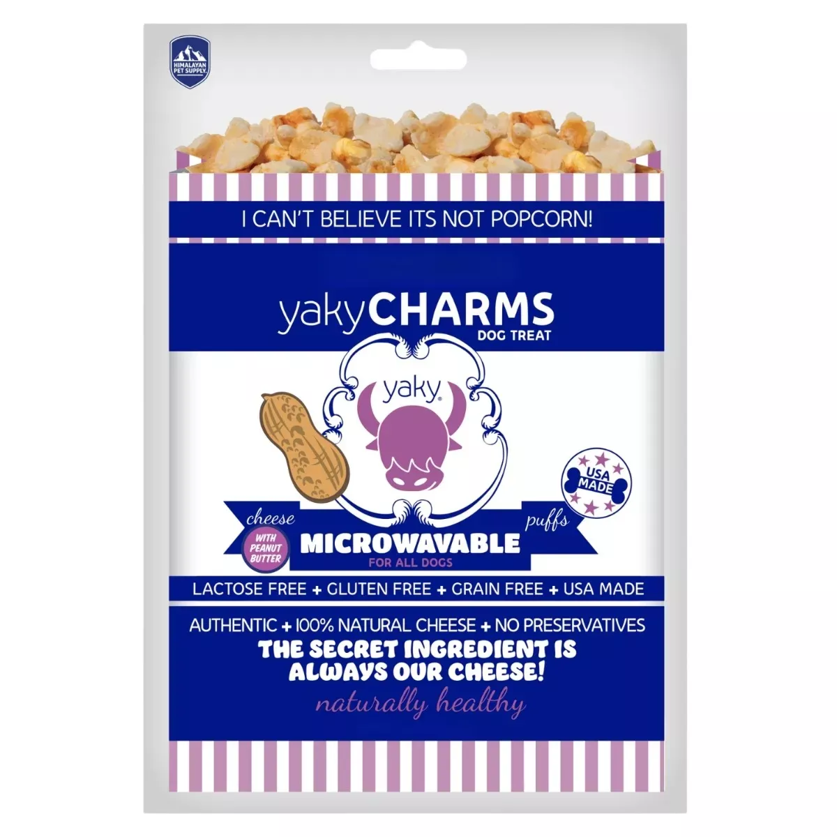 Himalayan Pet Supply YakyCHARMS Dog Treat - Peanut Butter