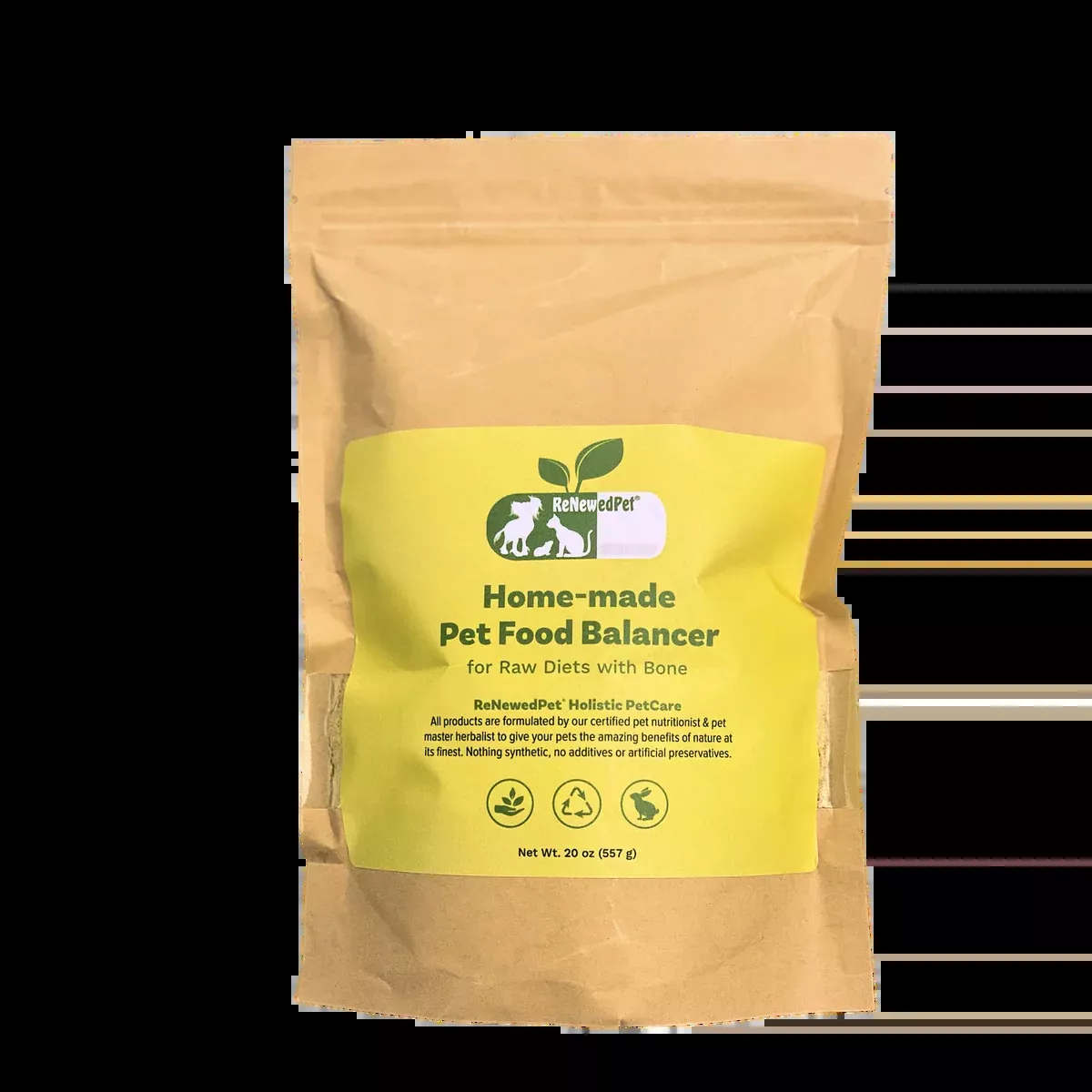 HOME-MADE PET FOOD SUPPLEMENT *For Raw Recipes WITH Bone*