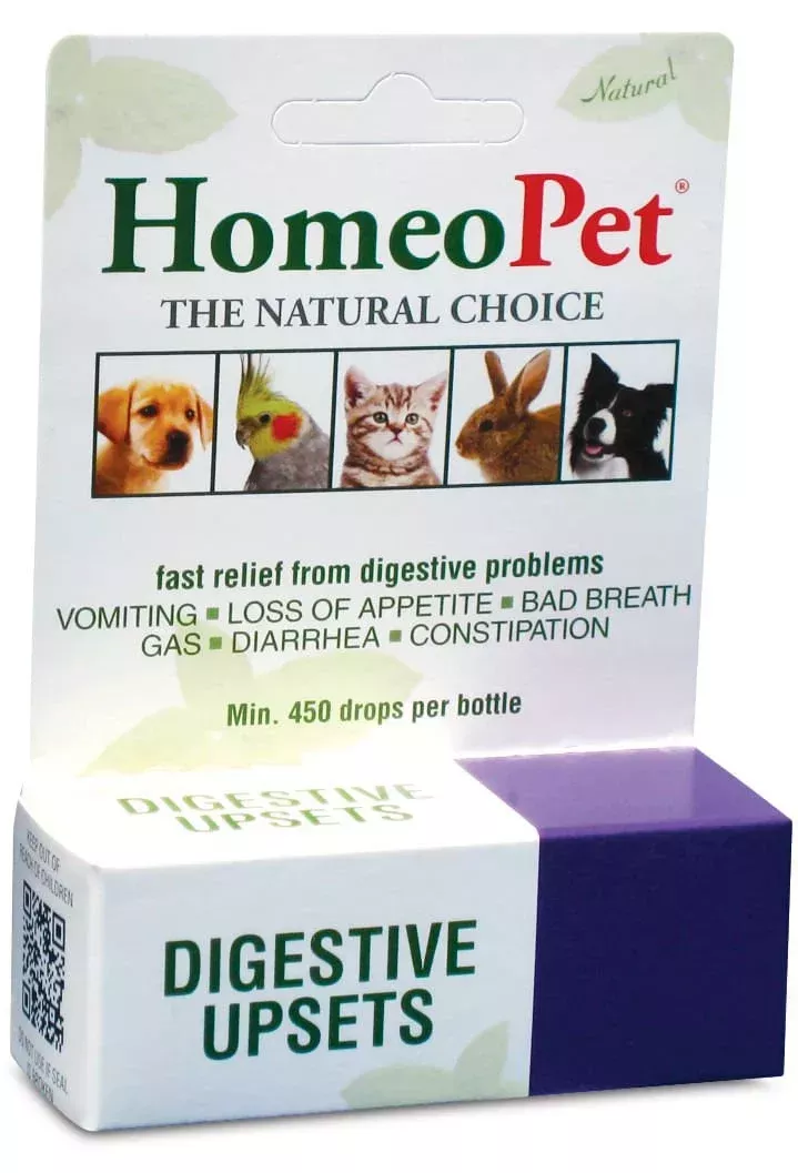 HomeoPet Digestive Upsets Homeopathic Remedy for Dogs, Cats & Small Animals, 15 mL