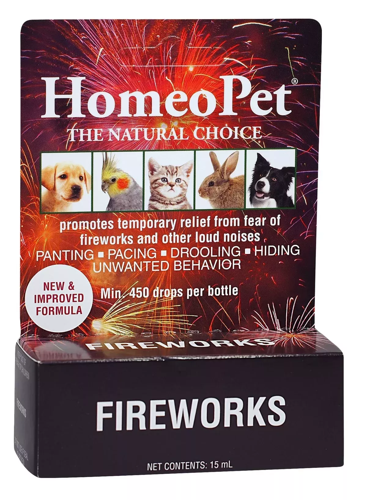 HomeoPet Fireworks Drops for Pets